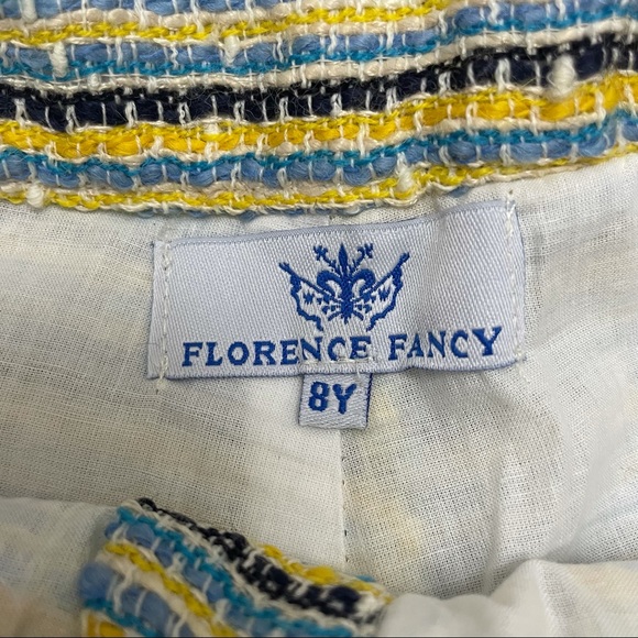 Florence Fancy Girls Tweed Filipa Shorts Size 8 - Picture 2 of 6